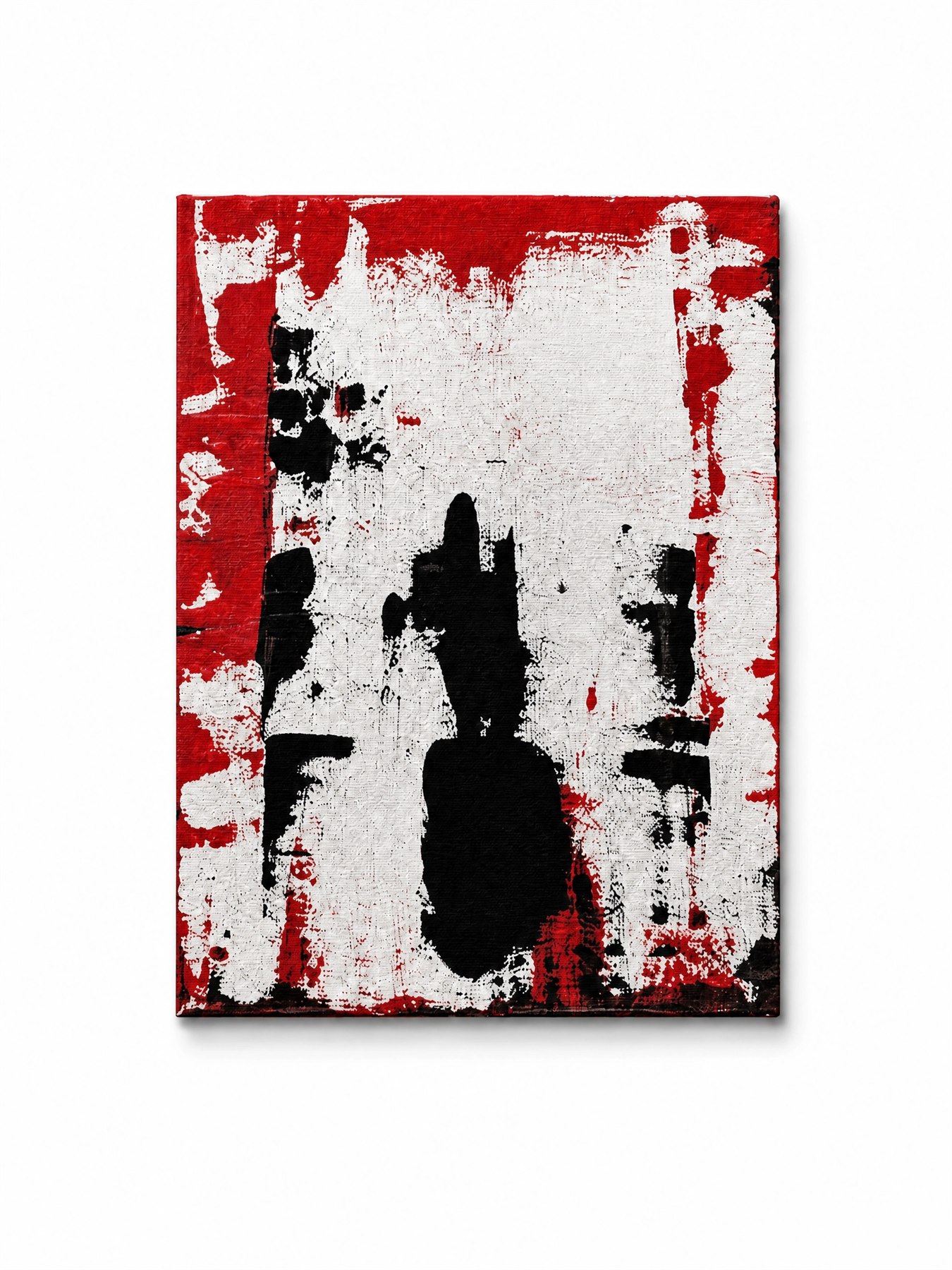 Thank you for loving me, abstract acrylic painting